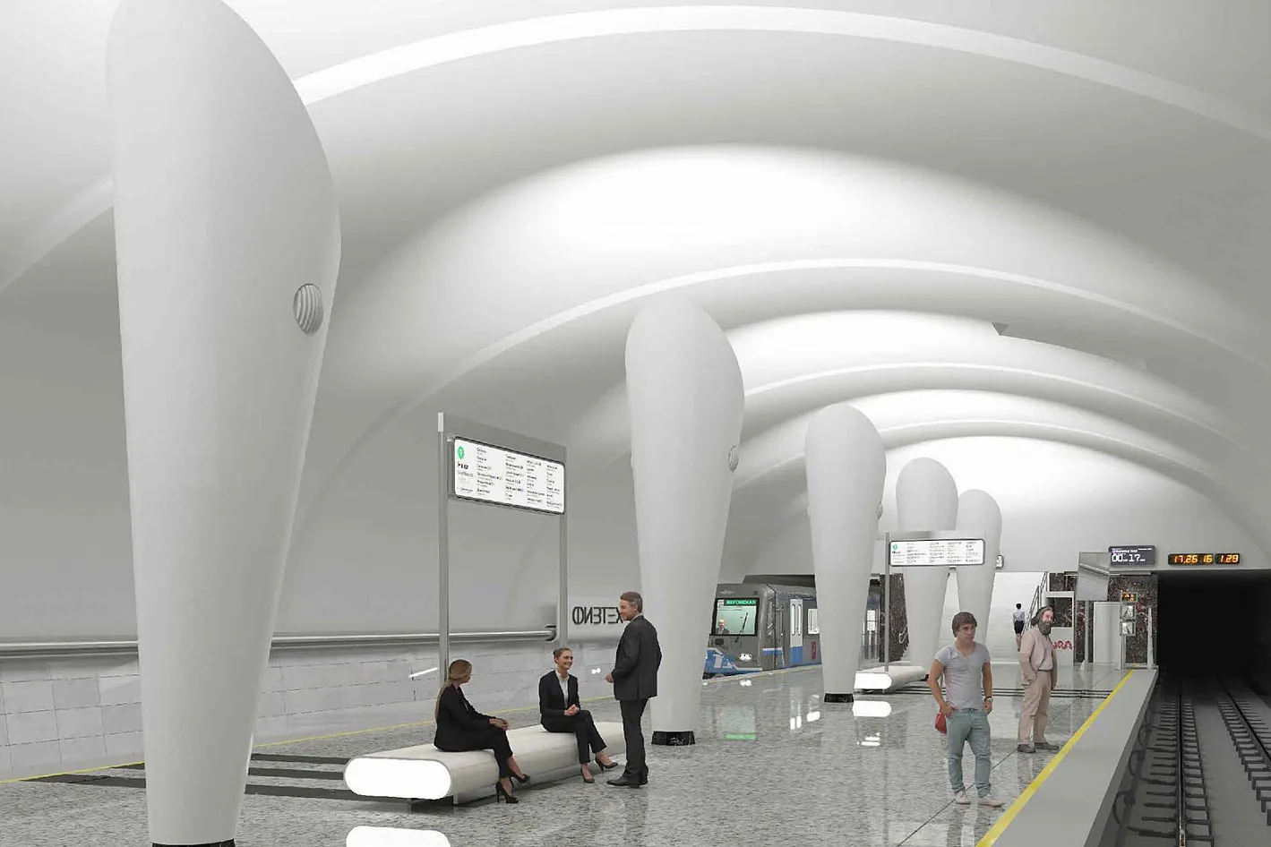 Новый участок салатовой ветки метро строили под Дмитровским шоссе 