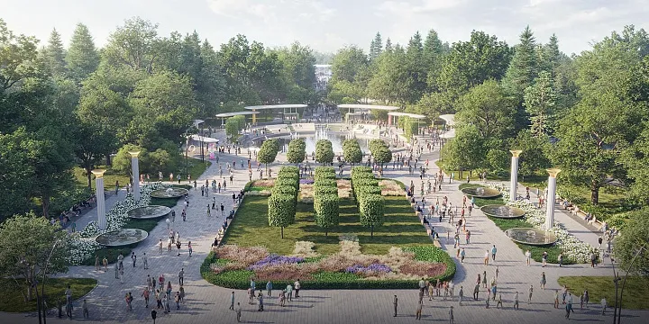 В парке Сокольники начался второй этап благоустройства