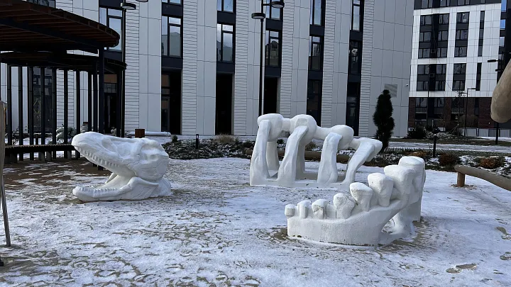 Необычное благоустройство появилось на территории проекта Nagatino i-land