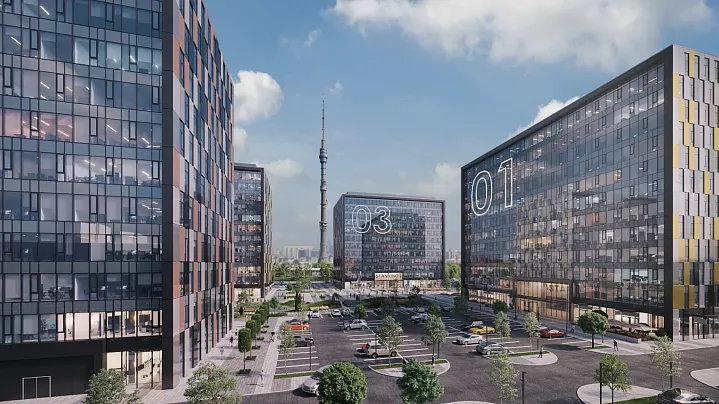 Компания PIONEER завершила строительство последнего корпуса OSTANKINO BUSINESS PARK