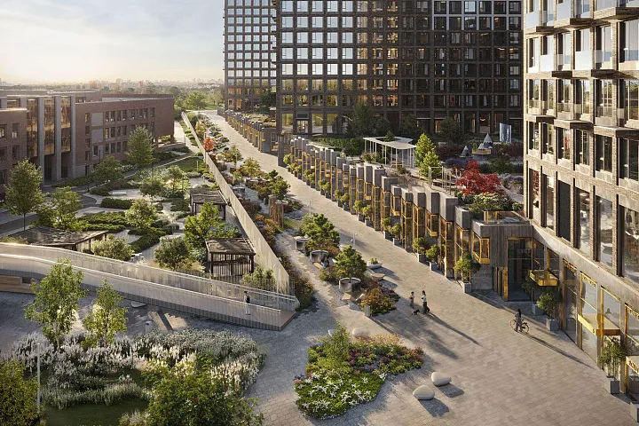 В районе Раменки обустроят общественное пространство с садом камней и зеркальным лабиринтом