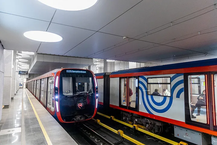В метро поступили еще 24 новых вагона «Москва-2020»