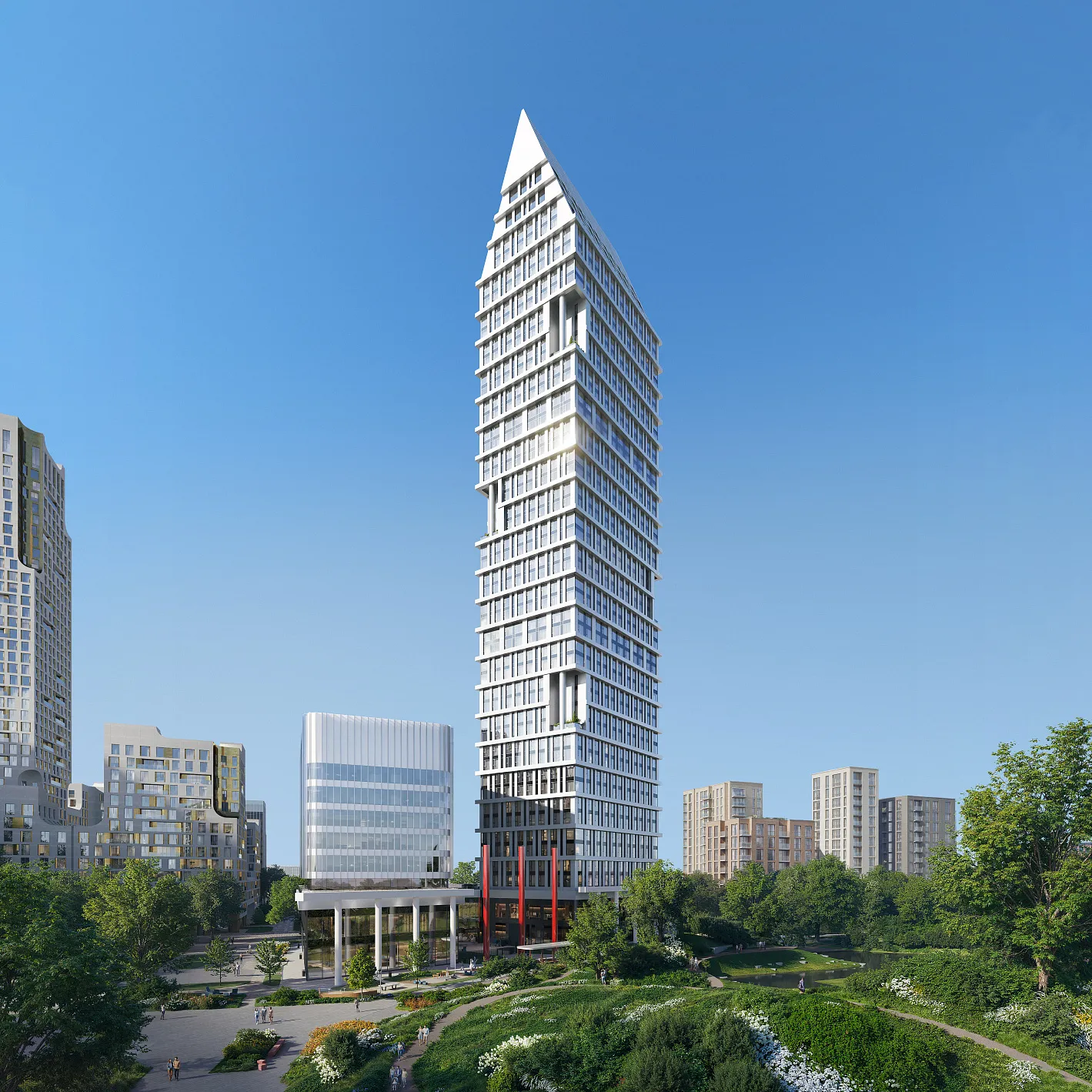 Capital Group построит 200-метровую жилую башню рядом с метро «Динамо»