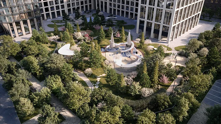 В Замоскворечье появится альпийский парк в жилом комплексе «Монблан»