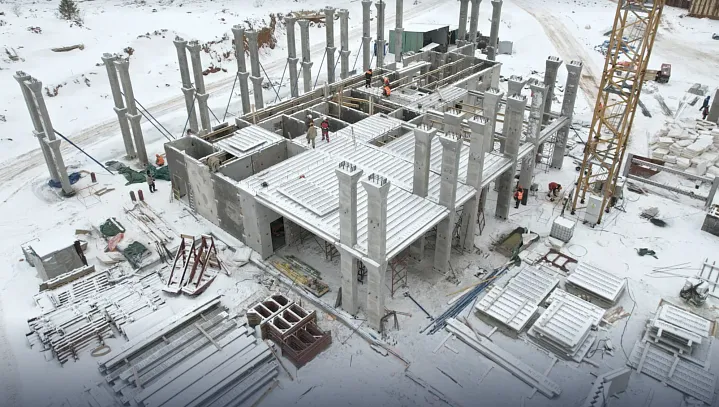 Жилой квартал в новой Москве строят инновационными методами 