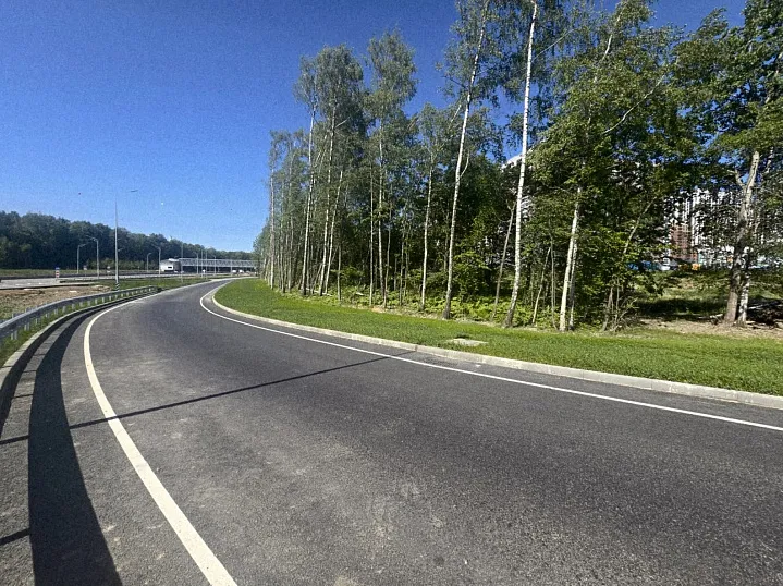 В микрорайоне «Южная Битца» завершили строительство дублера Юго-Восточной хорды