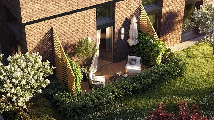 На рынке новостроек Покровского-Стрешнево появились пять квартир с отдельным входом и террасой 