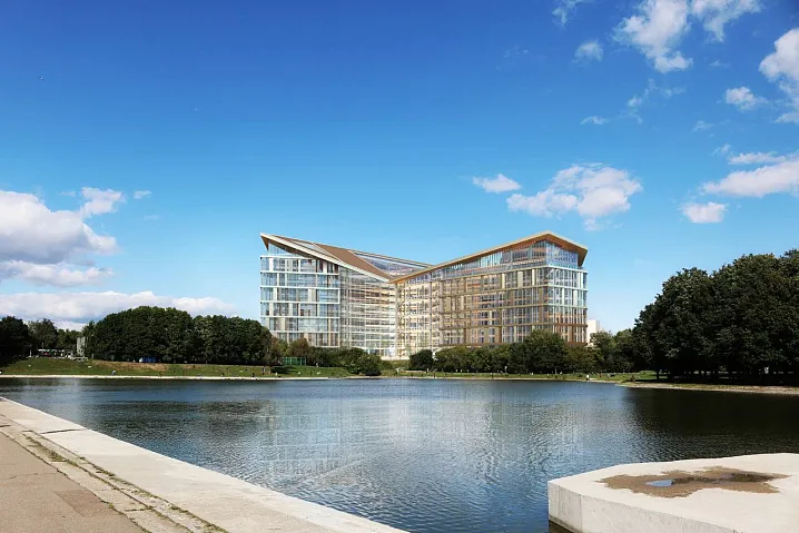 Завершены монолитные работы новой штаб-квартиры Яндекса  