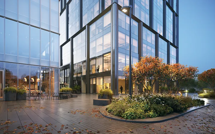 Возле бизнес-центра STONE Дмитровская появится благоустроенный пешеходный бульвар