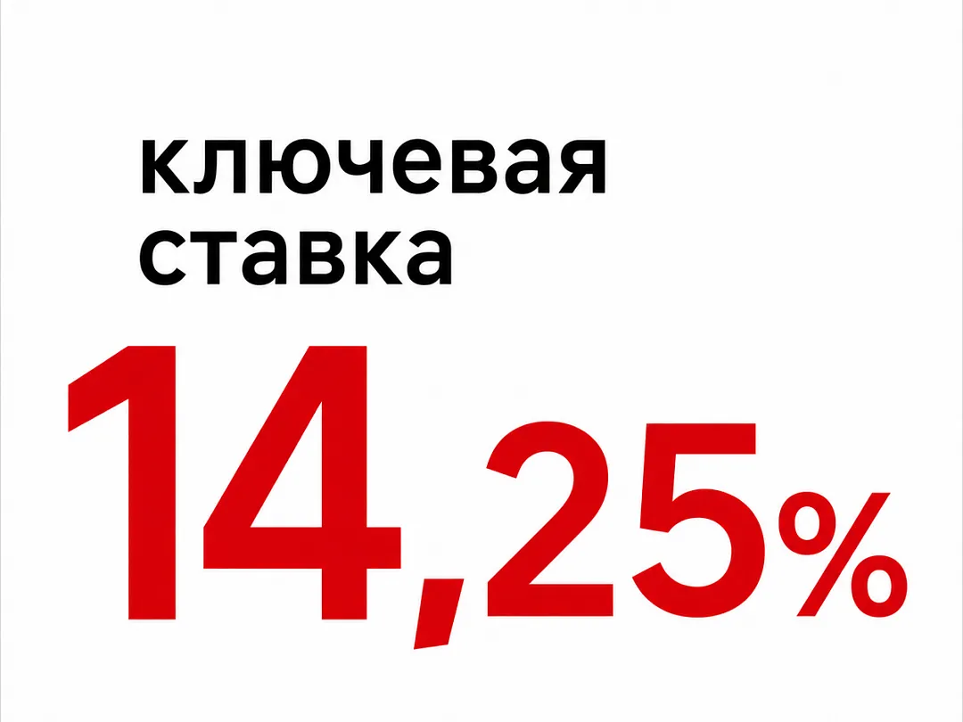 ЦБ снизил ключевую ставку до 14,25%