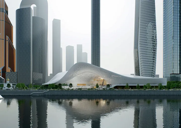 Как будут строить выставочный комплекс Национальный центр «Россия»