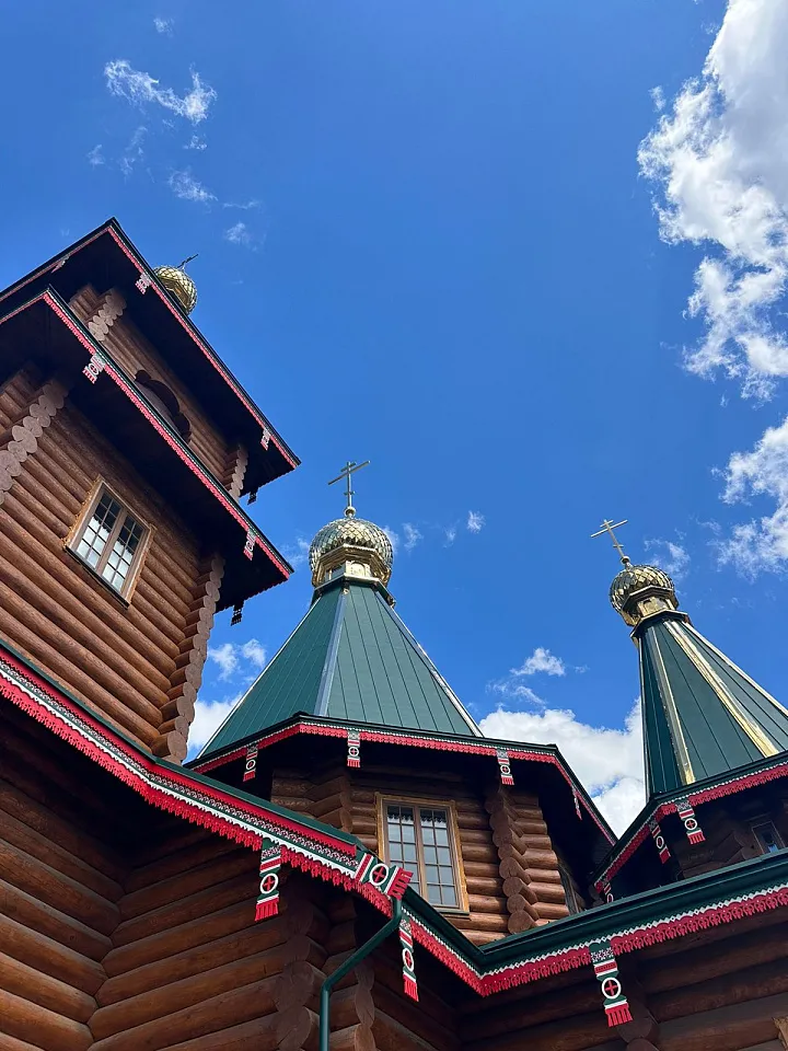 Самая большая деревянная церковь в Центральной России будет готова в сентябре