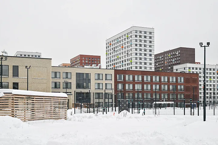 Собянин открыл новое здание школы № 338 в Коммунарке