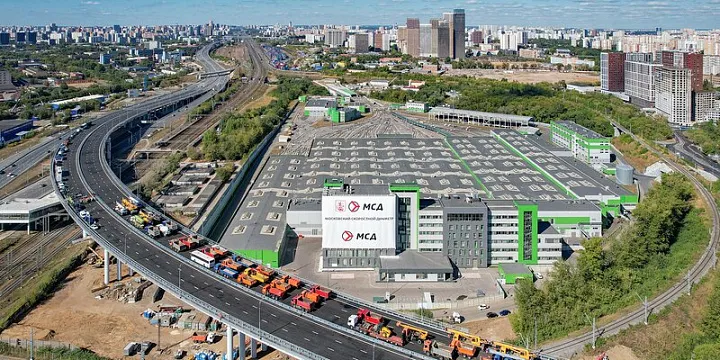 В районе Москворечье-Сабурово построят съезд с участка МСД на Каширское шоссе