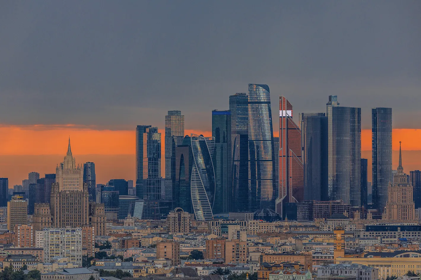 Топ районов Москвы по числу небоскребов