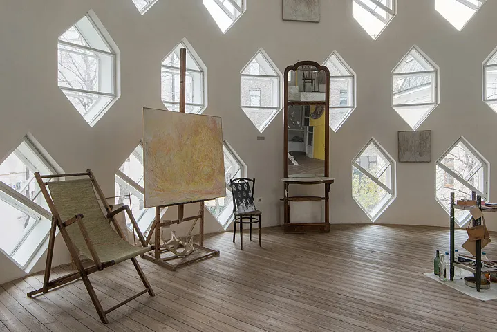 Началась реставрация знаменитого дома архитектора Константина Мельникова