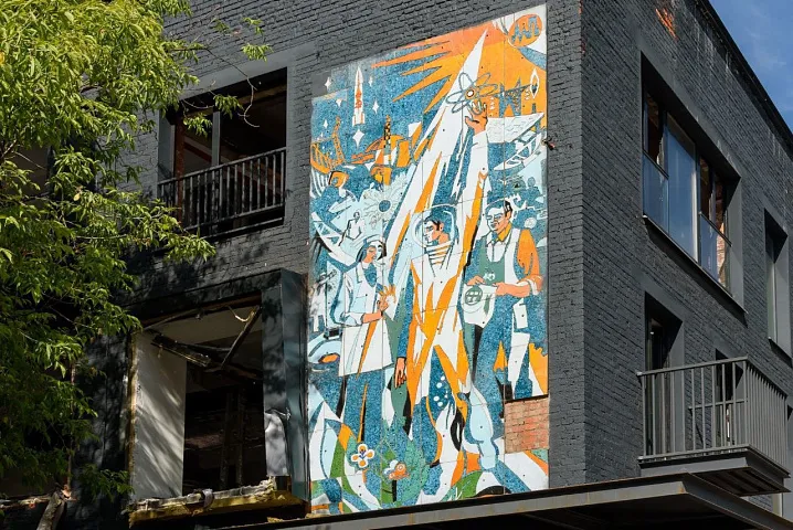 Будущее с уважением к прошлому: на территории строящегося проекта «Дом 7 Даниловский» обнаружили уникальную мозаику