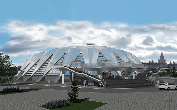 Сергей Собянин открыл обновленный универсальный спортивный зал «Дружба» в «Лужниках»