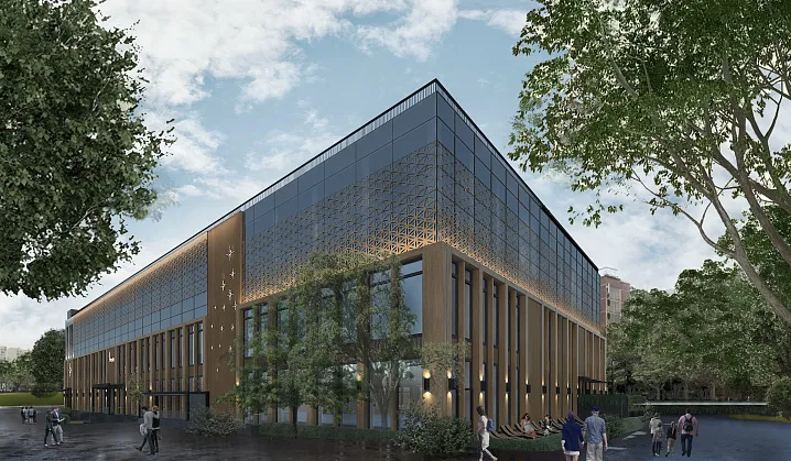 В районе Ростокино началась стройка спорткомплекса с бассейном