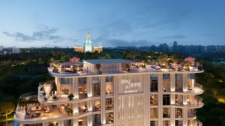 Подсветка нового проекта на западе Москвы вступит в архитектурный диалог с Главным зданием МГУ