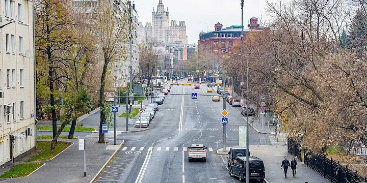 Мантулинскую улицу и проезд вдоль парка «Красная Пресня» привели в порядок