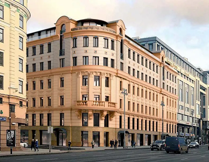 Дом с балконом