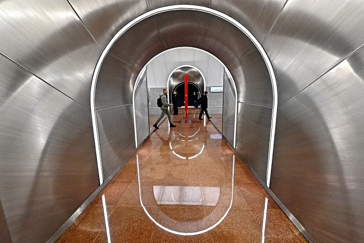 В ходе стройки станций БКЛ применяли инновационные материалы и методы отделки 