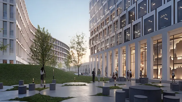 PIONEER создаст мини-парк возле бизнес-центра OPUS на Дербеневской набережной