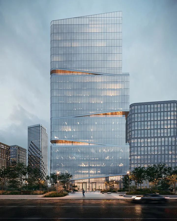 В офисном кластере у Белорусской площади начали строить бизнес-центр