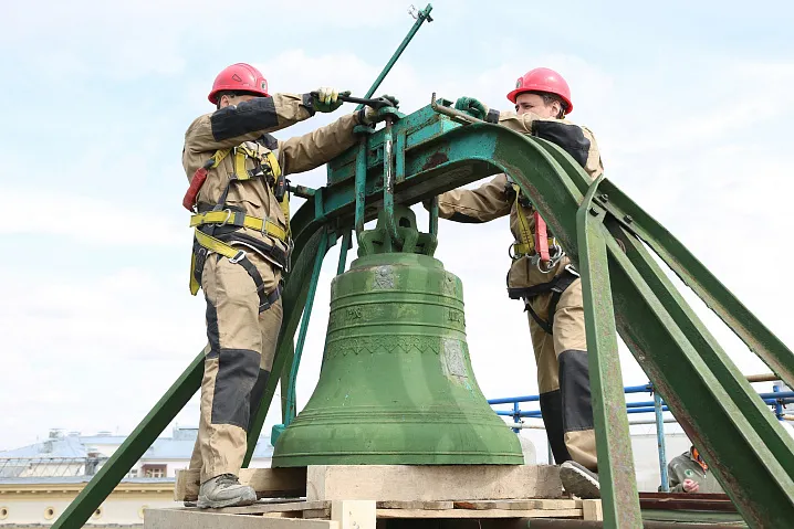 Началась реставрация колокола Центрального телеграфа