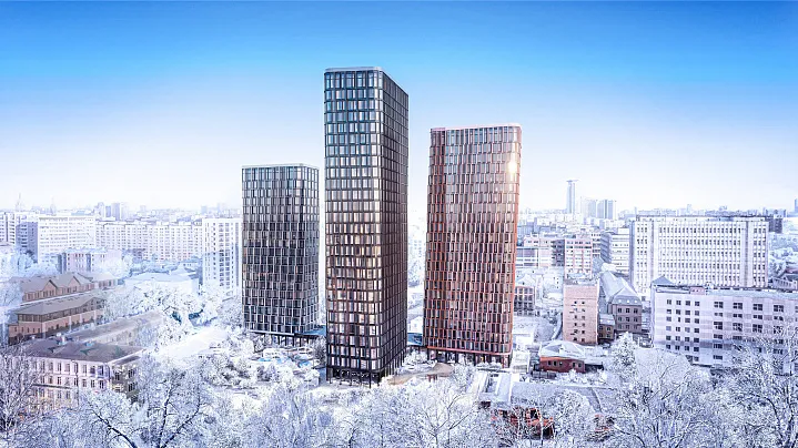 В ЖК «Дом 56» возводят надземную часть 