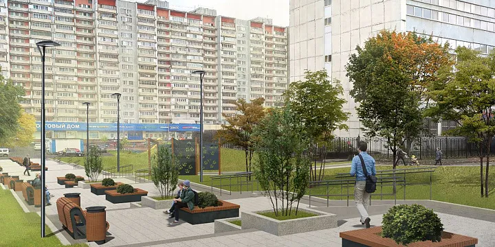 У ТПУ «Медведково» стартовало благоустройство территории