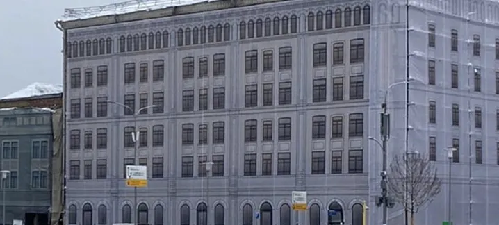 Началась реставрация здания «Кокоревского подворья» на Софийской набережной  