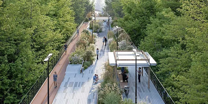 Для парка на месте монорельса разрабатывают проект планировки