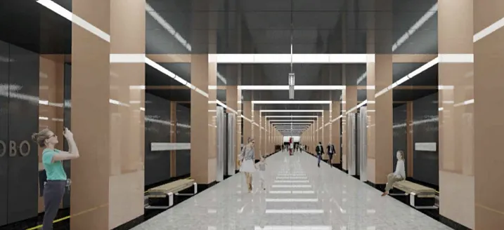 На станции метро «Лианозово» стартовала архитектурная отделка 