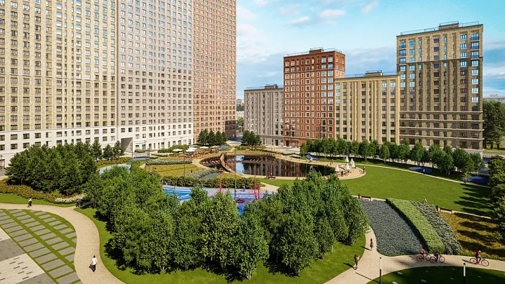 Обзор ЖК бизнес-класса с самыми большими дворами