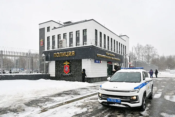 Сергей Собянин открыл новое здание отдела полиции в районе Лосиноостровский