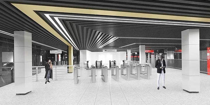 Строители приступили к черновой отделке станции метро «Звенигородская»