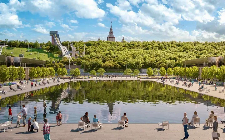 «Лужники»: новое пространство для спорта и прогулок