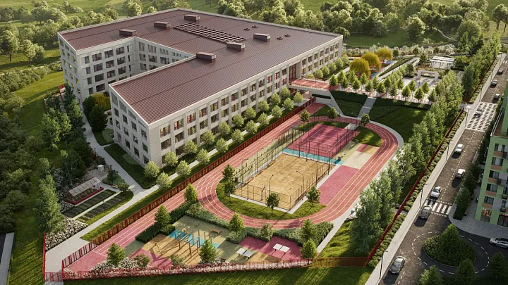 К концу года в Видном появится новый общедоступный стадион и самая большая в округе школа 