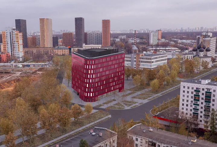 Необычный бизнес-центр построят на Окской улице 