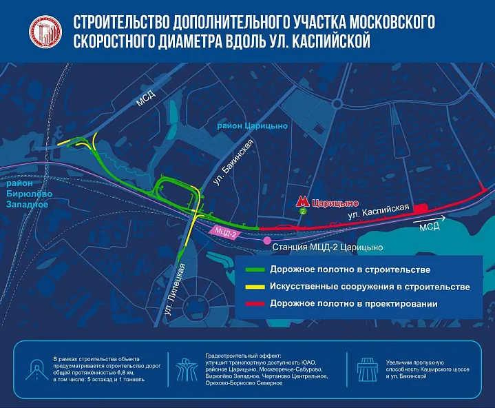 Новую дорожную связку на МСД построят в 2026 году