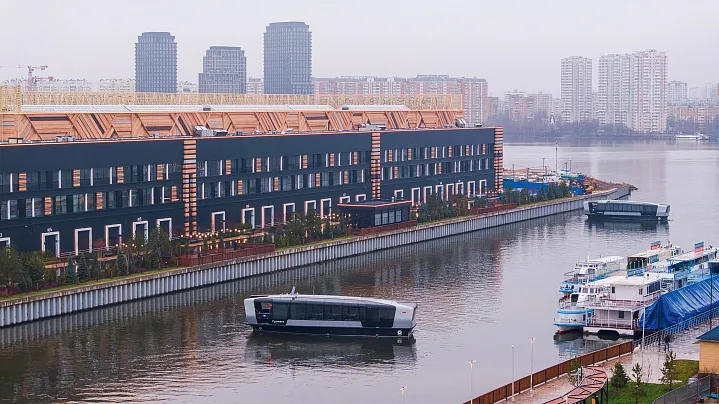 В Нагатинском затоне открылась верфь для строительства инновационных электросудов