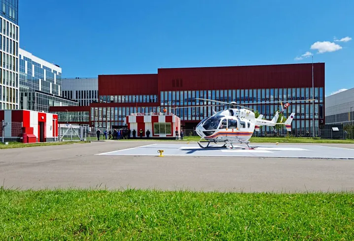 Пятая вертолетная площадка поступила в распоряжение Московского авиационного центра