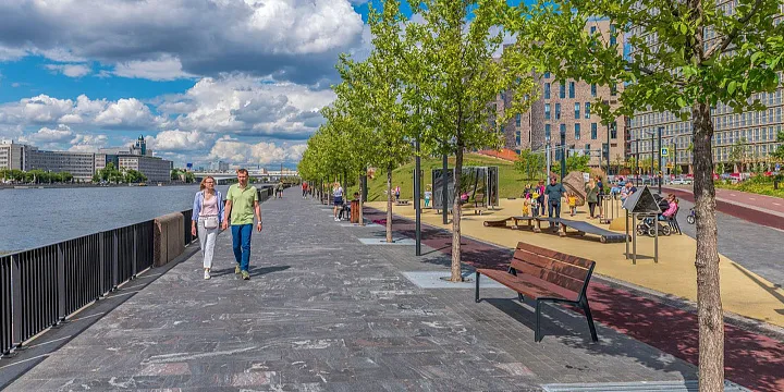 Еще один прогулочный маршрут появится на Лужнецкой набережной в Хамовниках