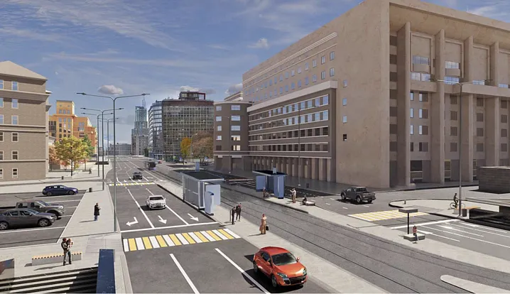 В Москве началась стройка двух участков трамвайных линий