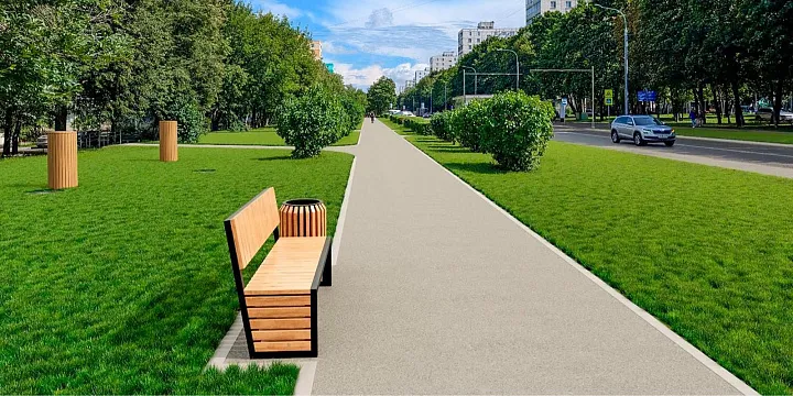 На юге Москвы благоустроят около 70 улиц