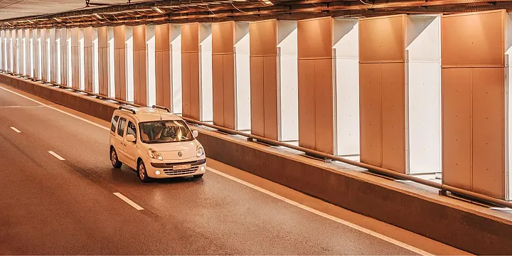 В тоннеле под Каширским шоссе изменят схему движения и нанесут новую разметку