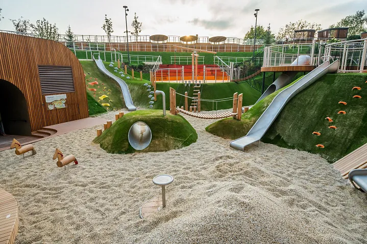 В районе Останкино открылась необычная детская площадка 