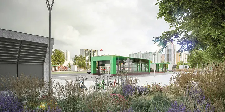 У станций метро «Яхромская» и «Пыхтино» началось благоустройство 